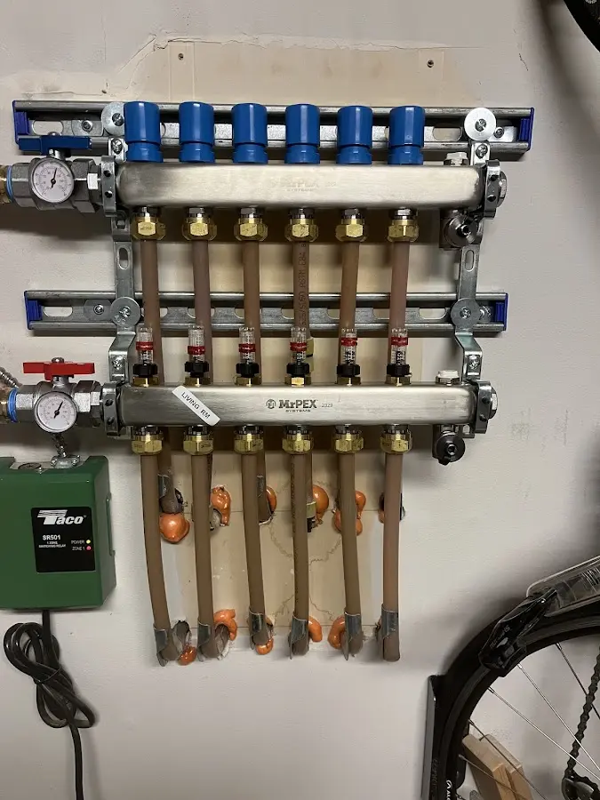 Plumber performing Leak Detection at a residential property in St. Rose